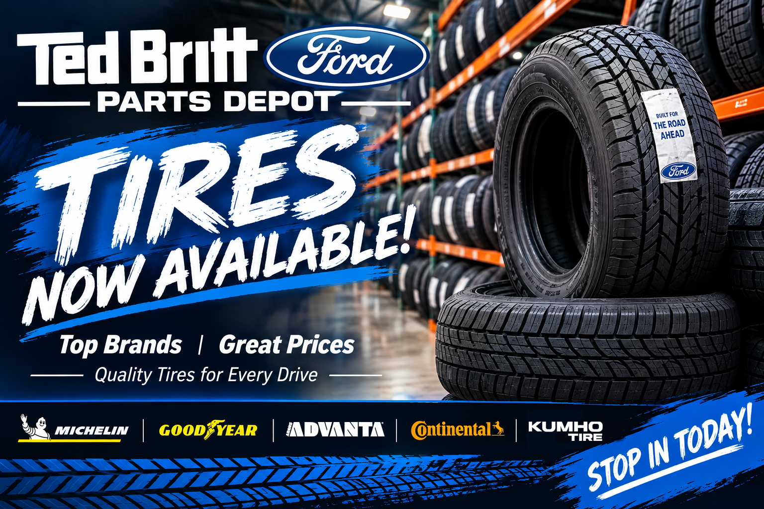 TIRES NOW AVAILABLE!